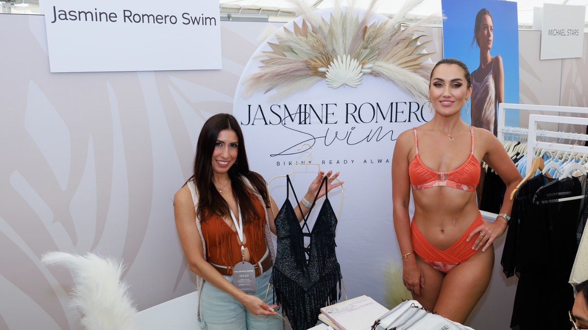 Our very 1st Trade Show exhibiting Jasmine Romero Swim as a Brand to the Wholesale Market
