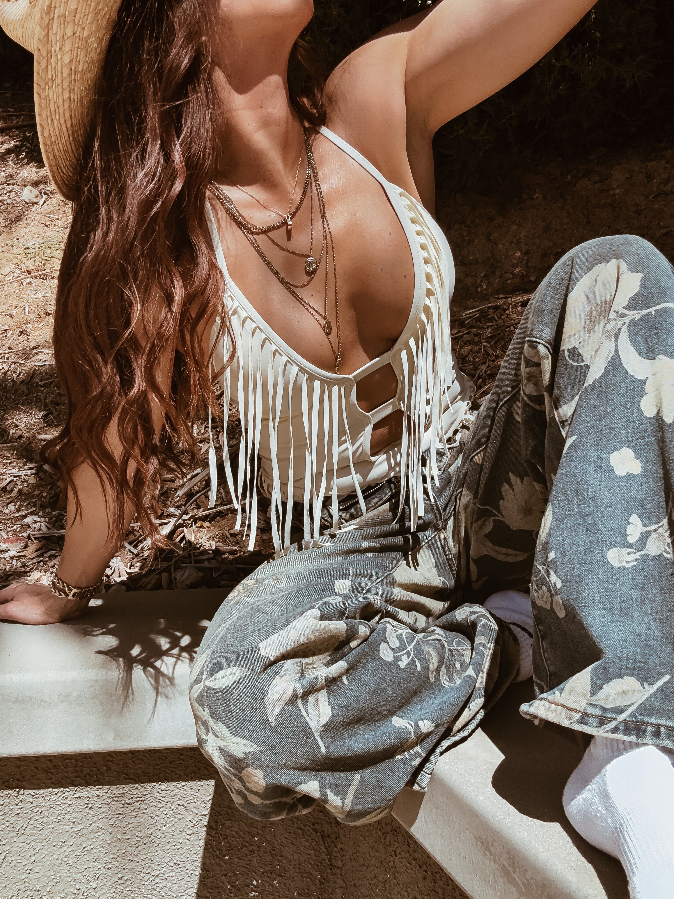 The Fringe One-Piece, Black – jasmineromeroswim